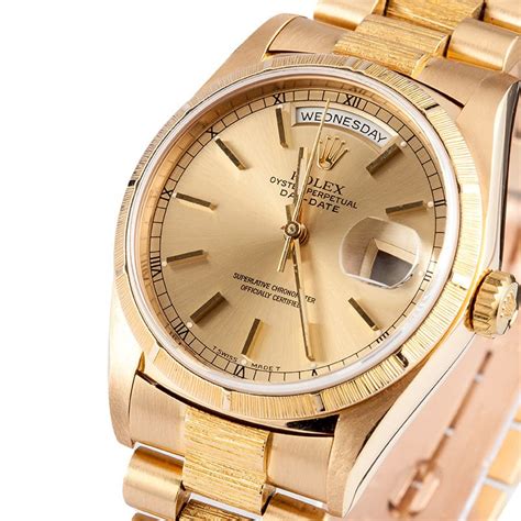 rolex chain 14k|pre owned men's gold rolex.